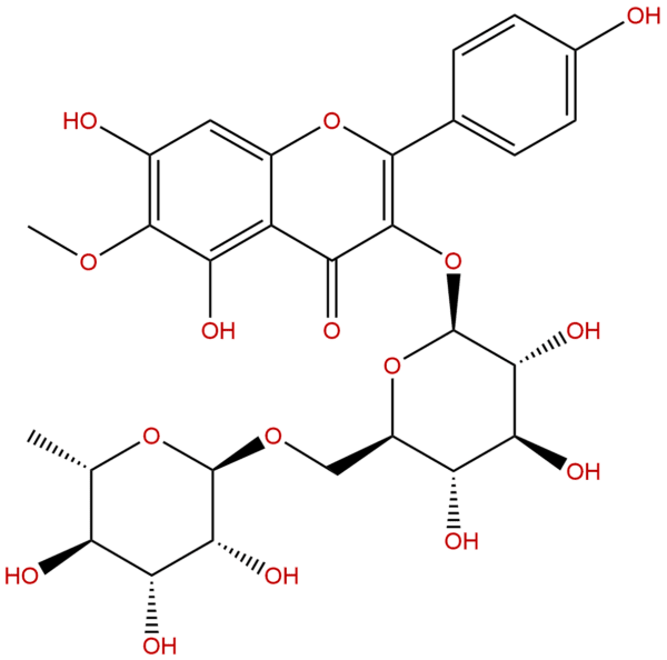 6-Methoxykaempferol 3-O-rutinoside