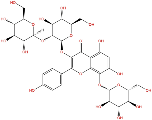 Herbacetin 3-sophoroside-8-glucoside
