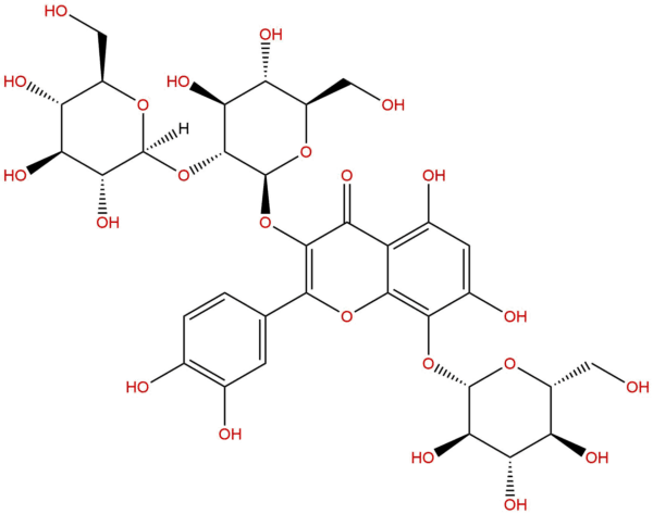 Gossypetin 3-sophoroside-8-glucoside