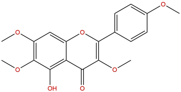 5-Hydroxy-3,6,7,4'-tetramethoxyflavone