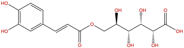 trans-Caffeoyl-6-O-D-gluconic acid
