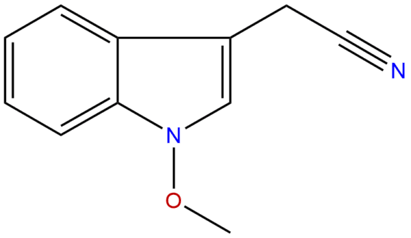 1H-Indole-3-acetonitrile, 1-methoxy-