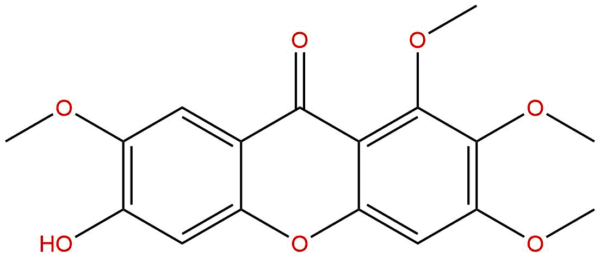 6-hydroxy-1,2,3,7-tetramethoxyxanthone