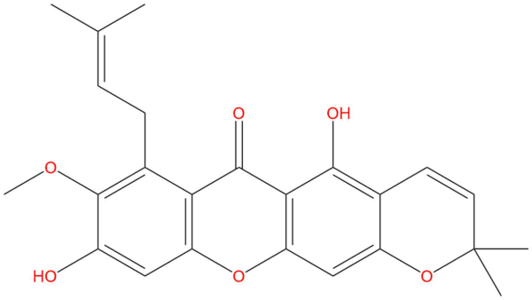 9-Hydroxycalabaxanthone