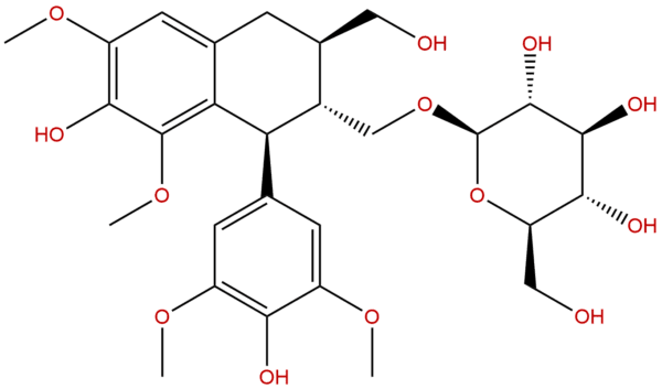 (+)-Lyoniresinol 9'-O-glucoside