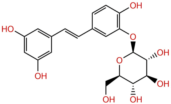 Piceatannol 3'-O-glucoside